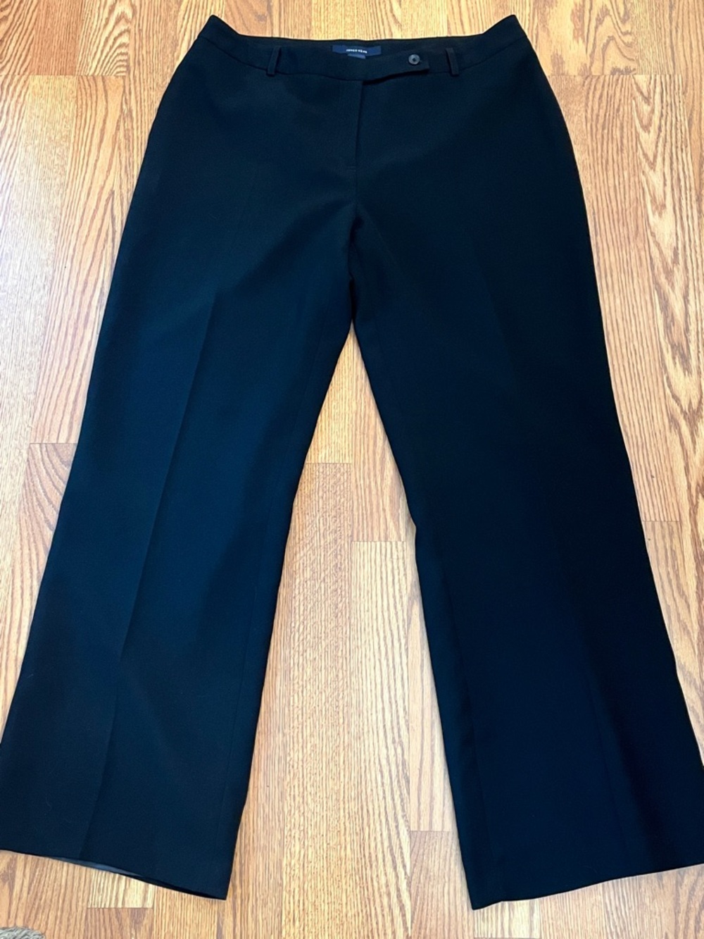 Jones Wear Women's Black Wide-Leg Dress Pants